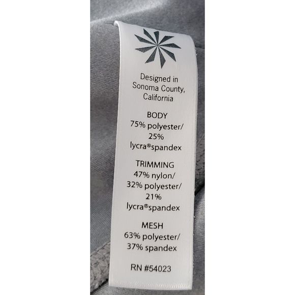 Athleta Womens Medium Nomad Salutation Mesh Capri Leggings Pre-Owned - Picture 7 of 8